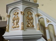 Ołtarz,Ambona.. Kościół p.w. św.Stanisława Kostki - prace remontowe