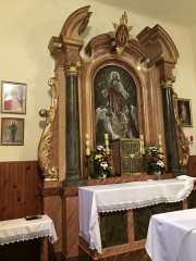 Ołtarz - Tabernakulum - prace remontowe