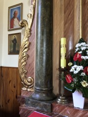Ołtarz - Tabernakulum - prace remontowe