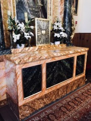 Ołtarz - Tabernakulum - prace remontowe